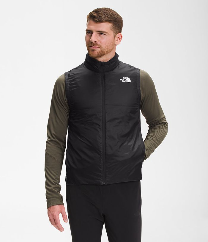 The North Face Mens Vests Winter Warm Run 123TIHBYA - Black